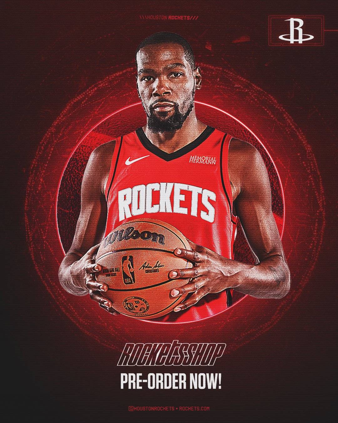 歷史上的第一個7派對交易得出了結(jié)束！火箭正式宣布Durant + Capela加入