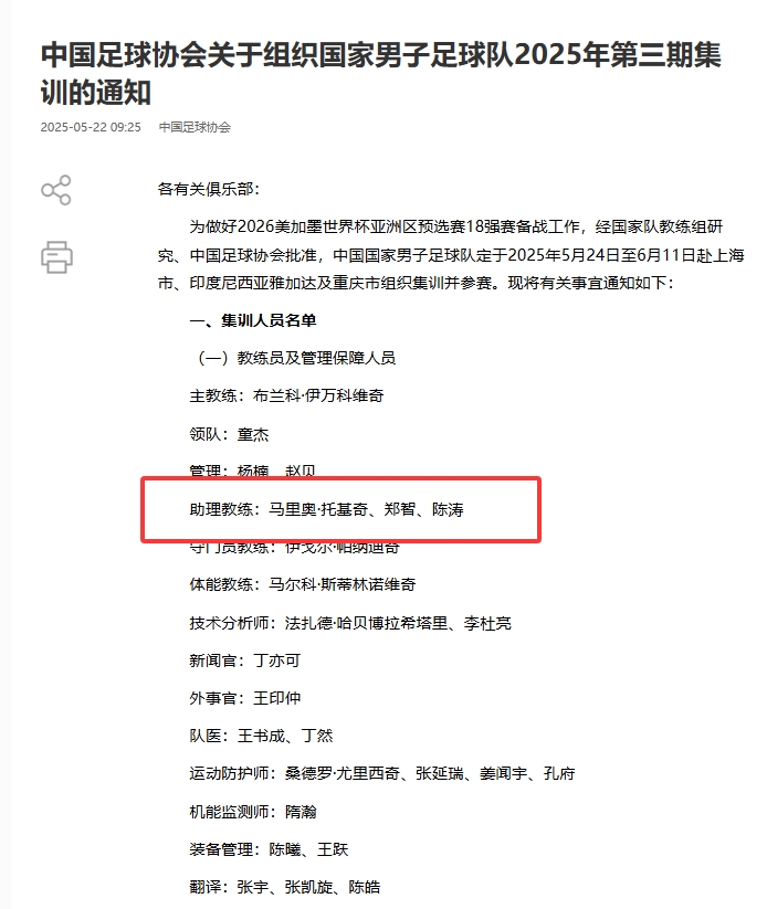 Zheng Zhi還是Chen Tao？體育：中國國家足球隊的前中國隊教練將負(fù)責(zé)東亞杯